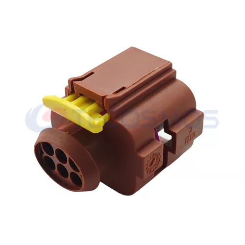 Tecosmos Waterproof Copper ABS/Nylon IP66 Adapter Wire Harness Water Temperature Sensor Plug for Car 6-Pin Wire... - image 3